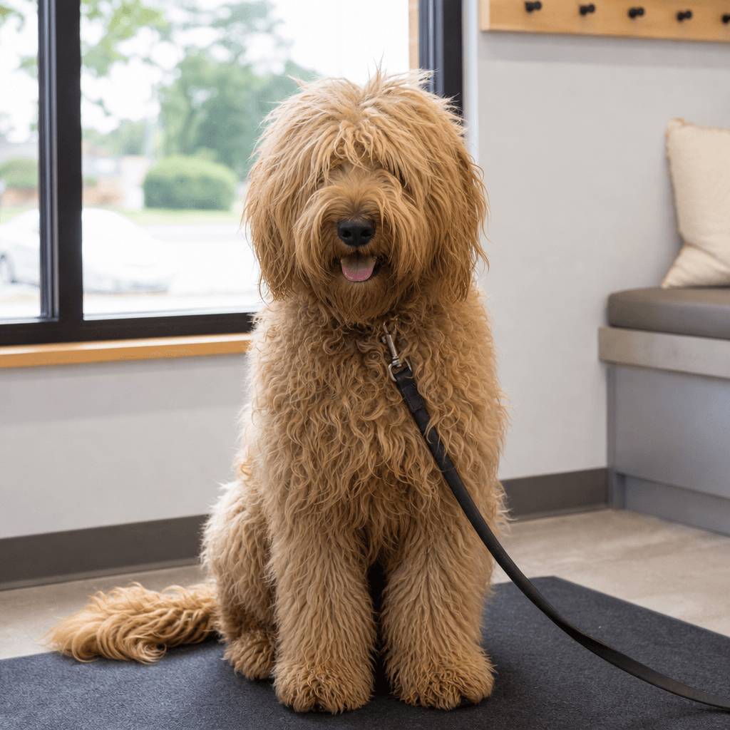 Dog grooming before — project 8